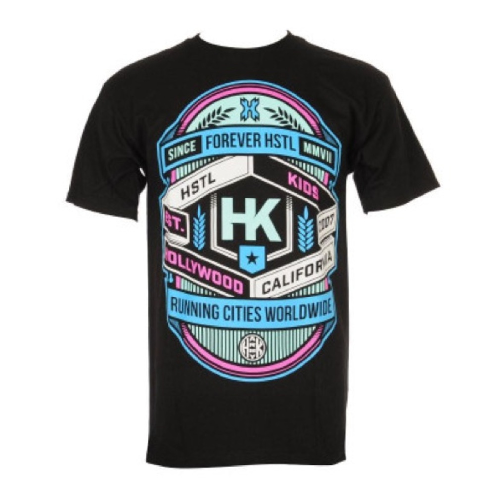 HK Army Hostile Kids Black T-Shirt